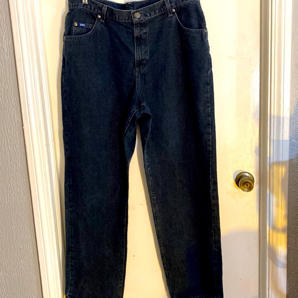 LEE Original Jeans. size 16M 100% cotton straight leg jeans